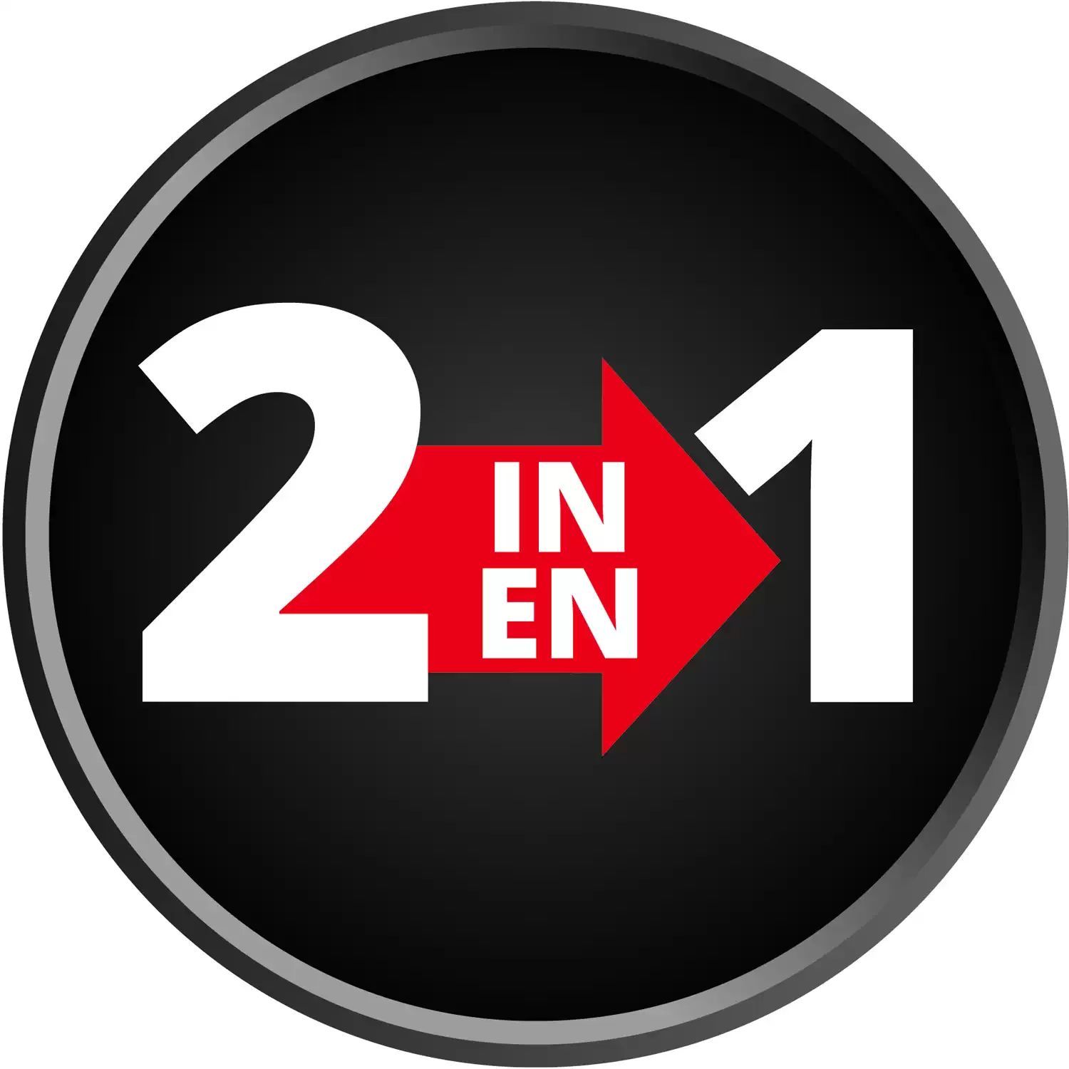 Einhell 3410314 18V 2-in-1 Telescopic Grass Shear & Hedge Trimmer with Walking Stick, GE-CG 18/100 Li T - Tool Only